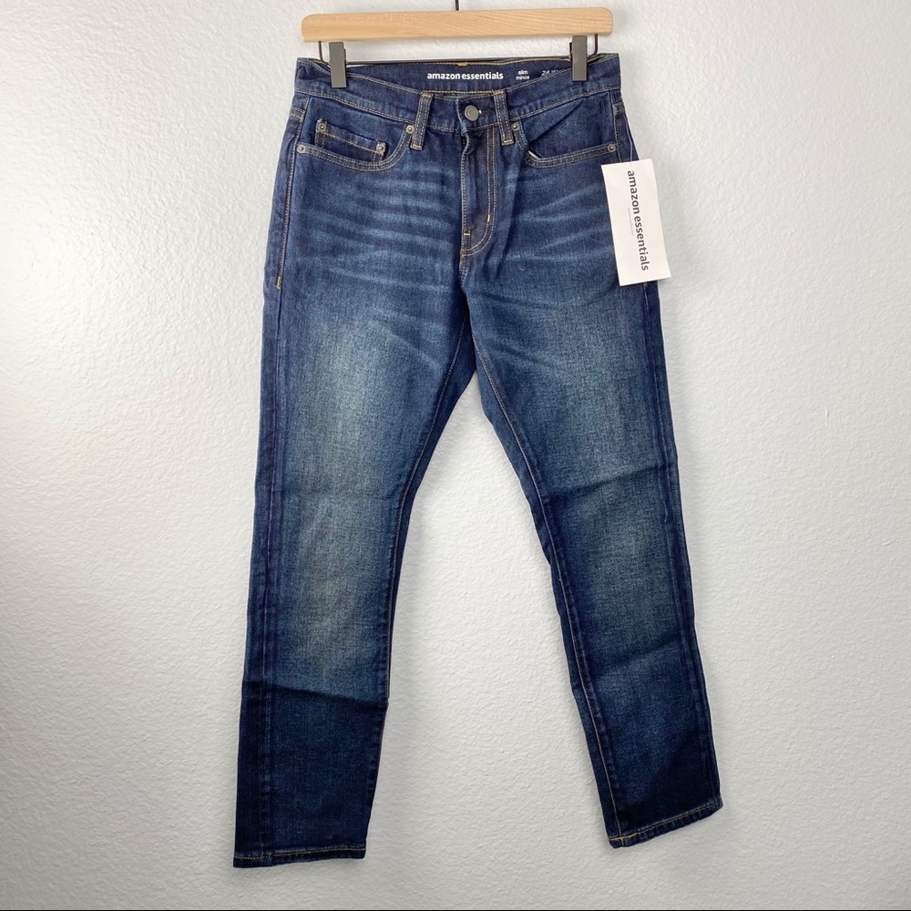 Essentials Women's Slim Straight-fit Jean, 28x28